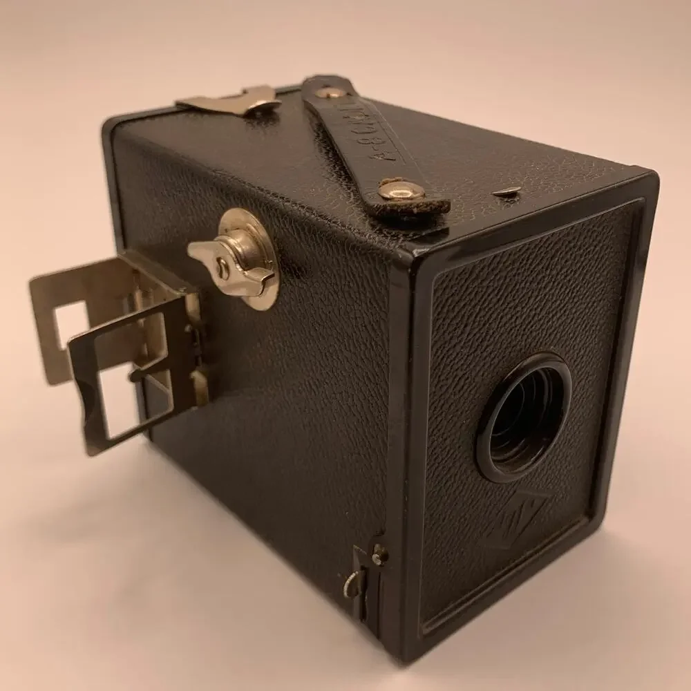 Flash Box Camera Vintage Agfa Cadet A-8 Germany 1940s A8 Film With Viewfinder